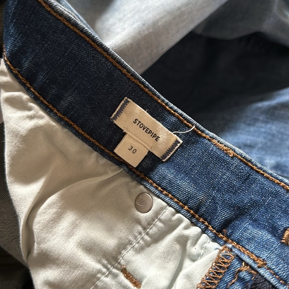 A3 - 197 Madewell straight leg distressed blue denim jeans size 30 straight leg - Picture 8 of 15